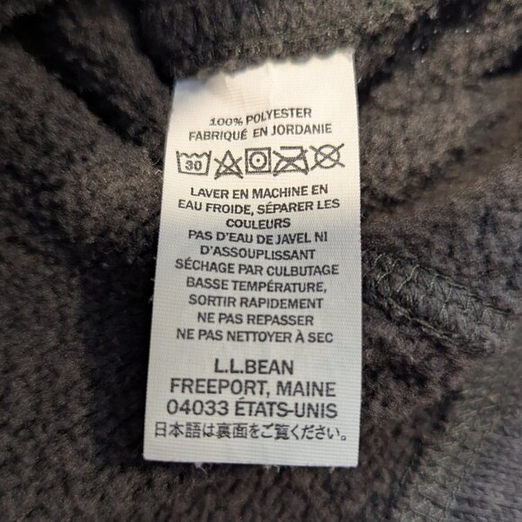 Men's L.L.Bean Sweater Fleece Full-Zip Jacket XL Reg Slightly Fitted 504938 - Picture 16 of 16